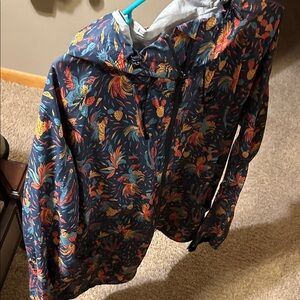 Floral Patterned Raincoat for Men
